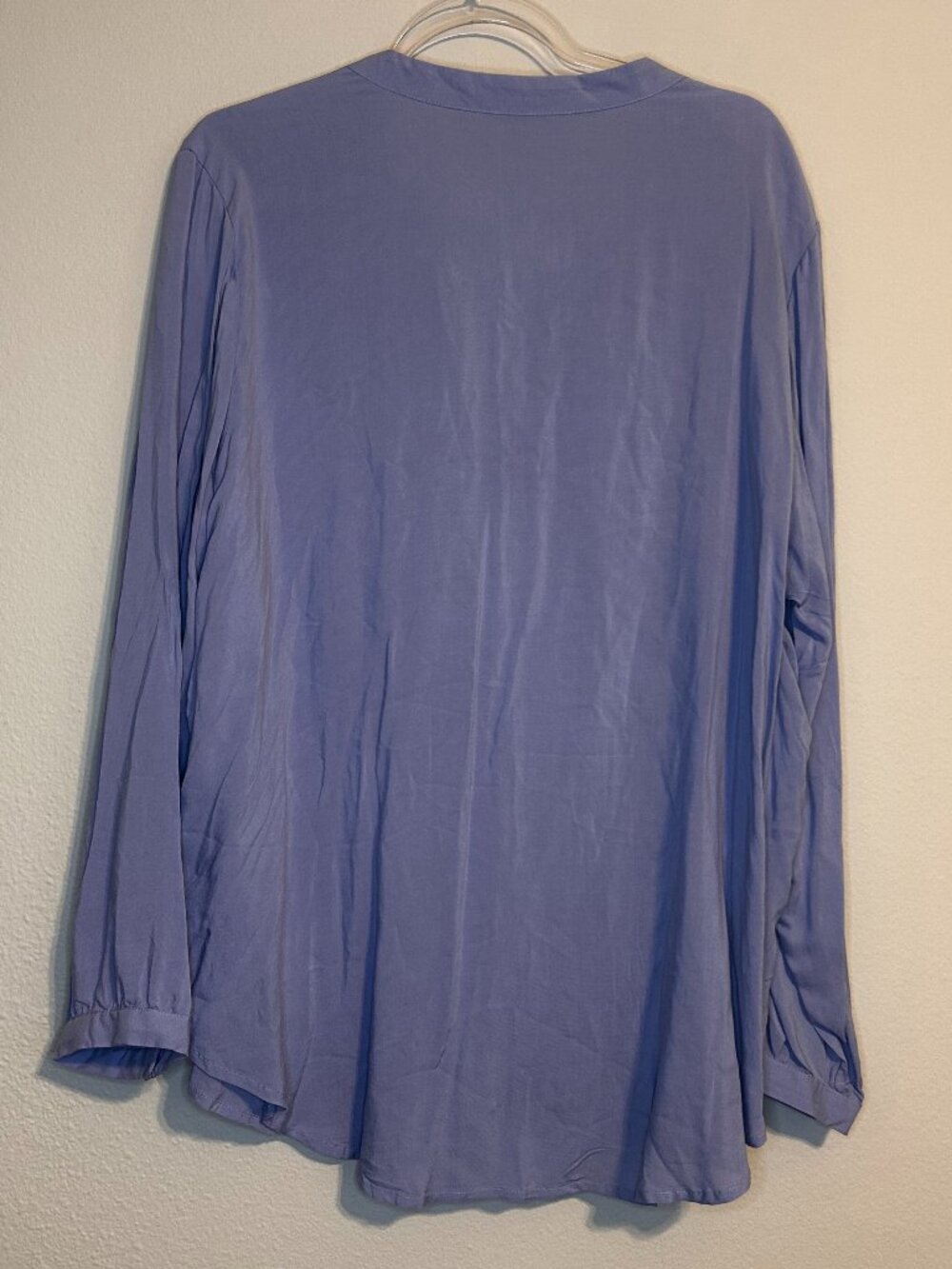 Woman Within Embroidered Long Sleeve Blouse – Plus Size 1X - Picture 3 of 4